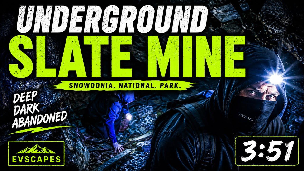 Went Underground on a Last-Minute Slate Mine Explore | Wales
