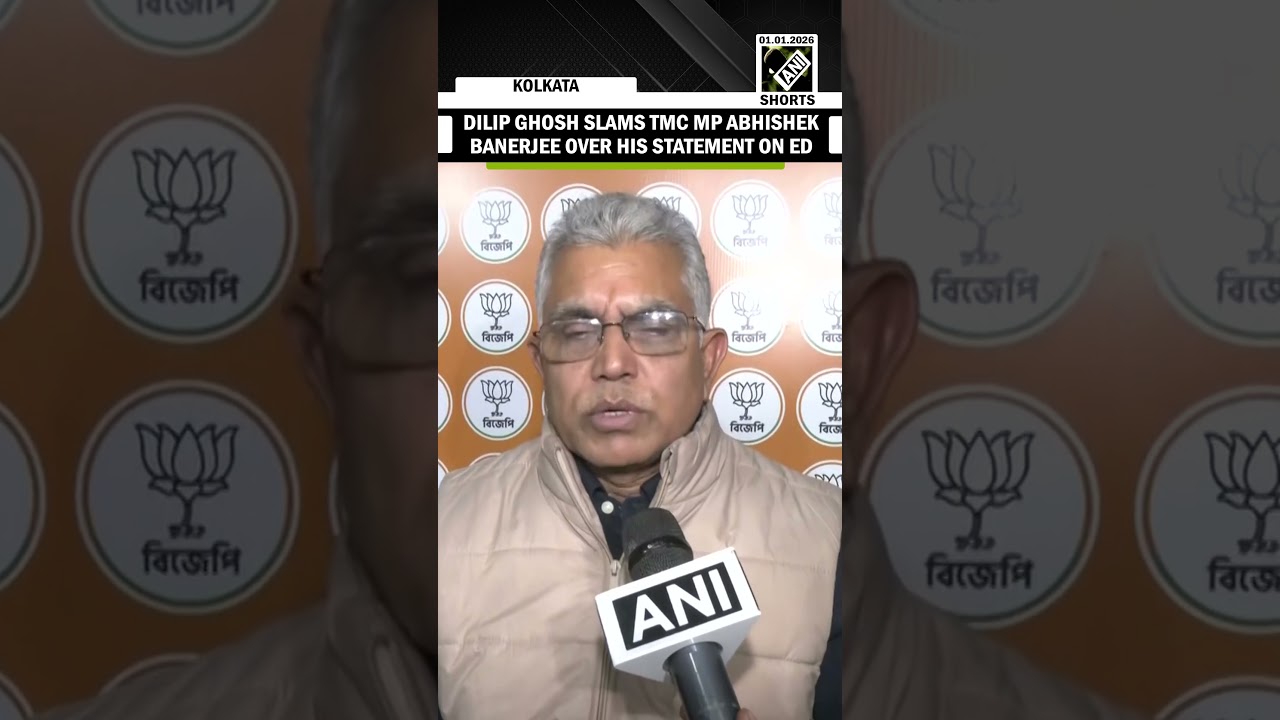 &ldquo;He is scared&hellip;&rdquo; BJP&rsquo;s Dilip Ghosh slams TMC MP Abhishek Banerjee over his statement on ED