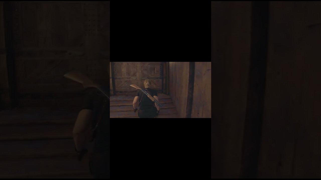 Australian merchant in a Spanish game !? | Resident Evil 4 #youtubeshorts  #shorts