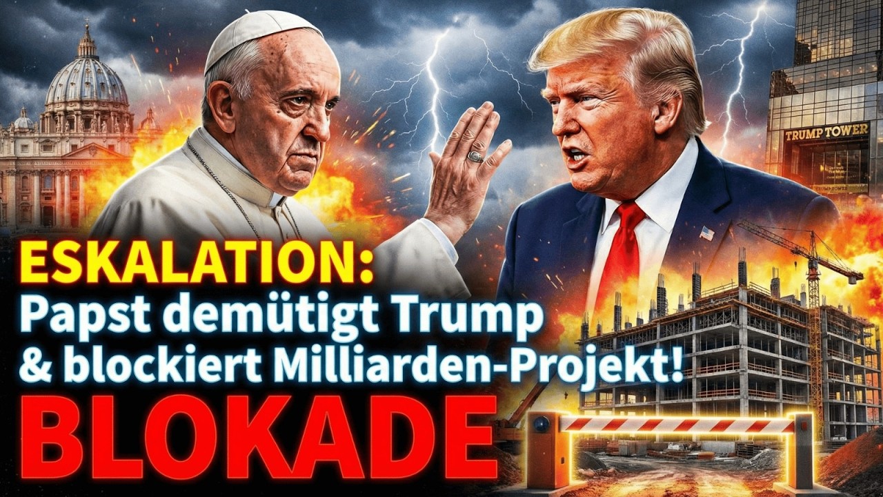 ESKALATION Papst demütigt Trump & blockiert sein Milliarden Projekt!