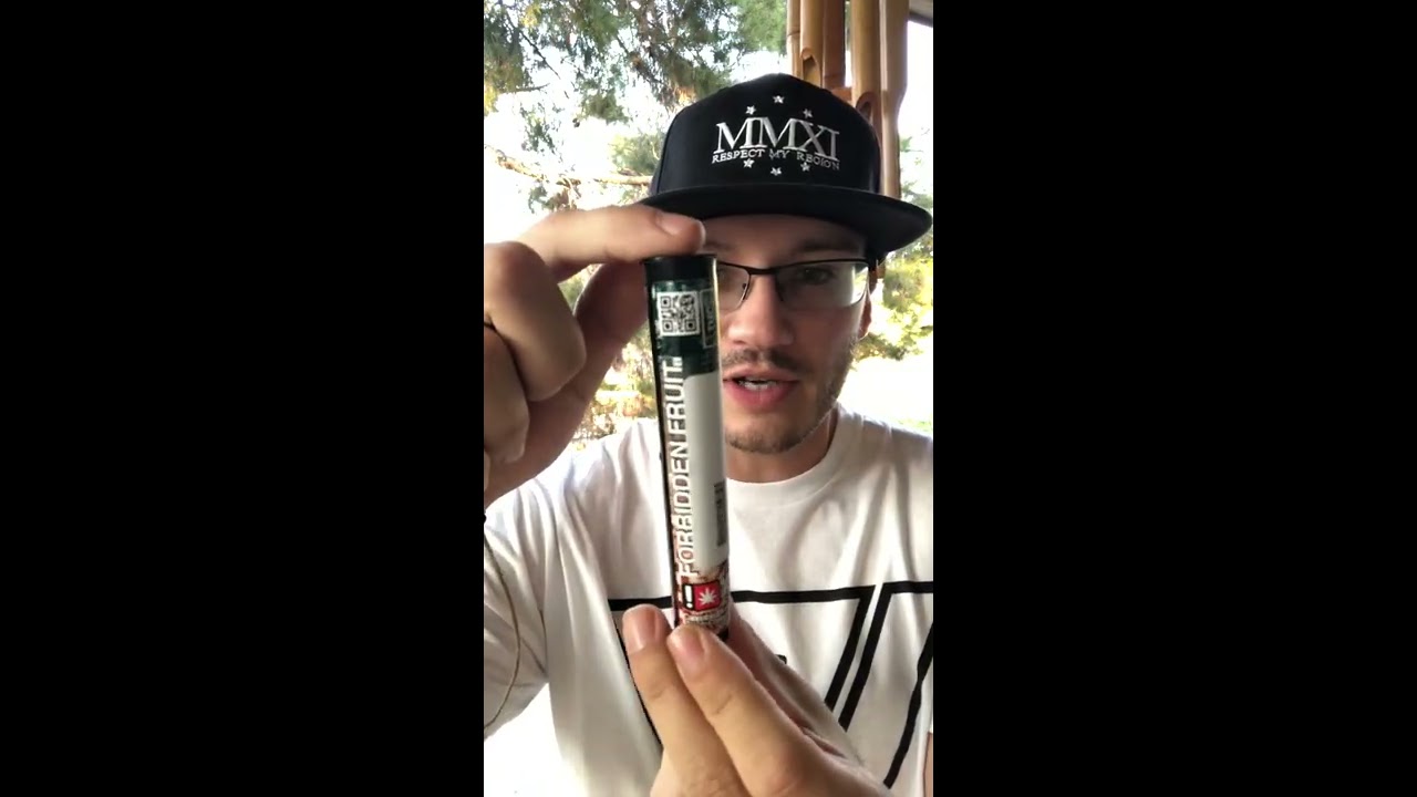 Forbidden Fruit Strain Review Featuring Iconic Origin Pre-Rolled Hemp Blunt in Portland, Oregon