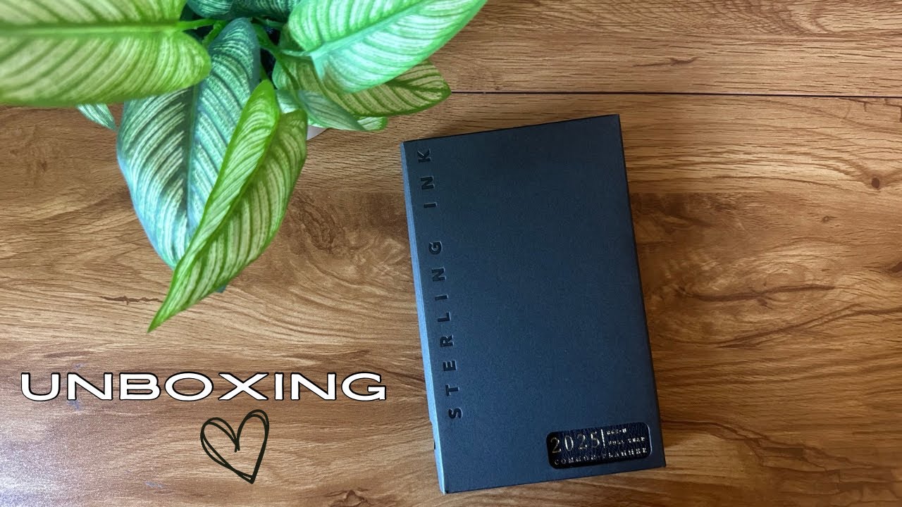 Unboxing B6 slim common planner | Sterling Ink 2025