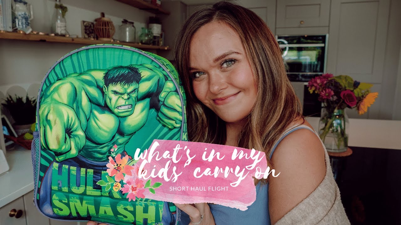 WHAT'S IN MY KIDS' CARRY ON BAG