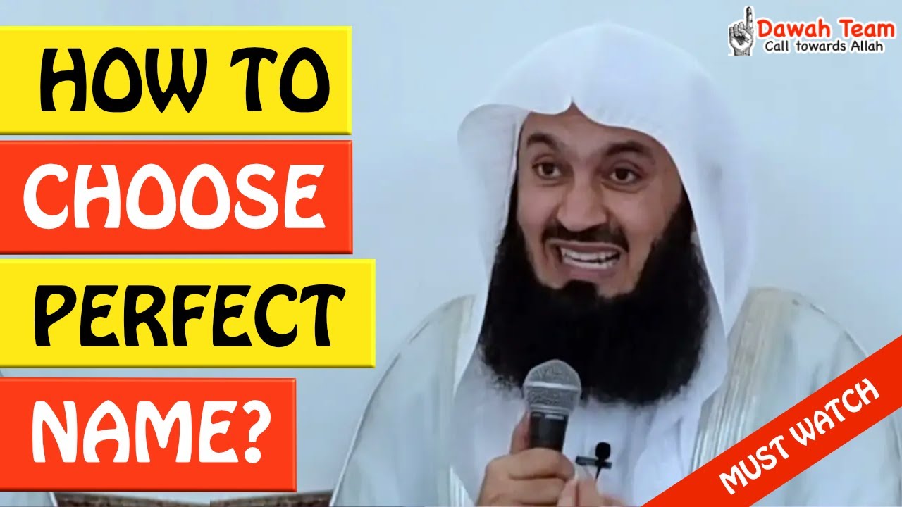 🚨HOW TO CHOOSE PERFECT NAME FOR BABY🤔 ᴴᴰ - Mufti Menk