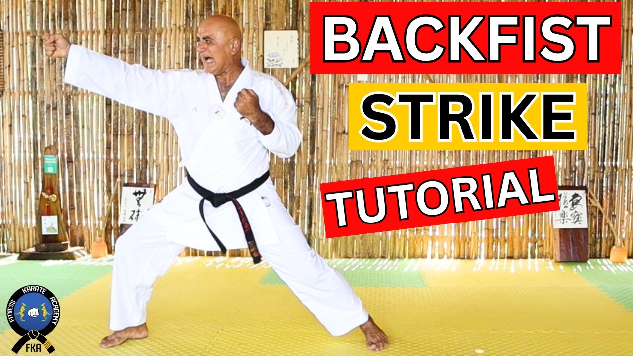 Basic Karate Techniques / Backfist strike tutorial