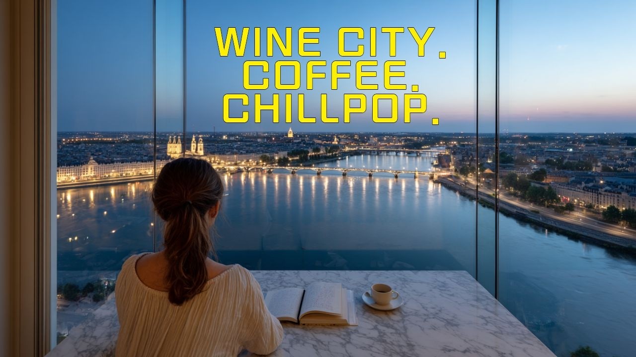 Аромат кофе и Chillpop в городе вина?🇫🇷|Bordeaux After-Hours|Minimal Pop / Deep Focus BGM