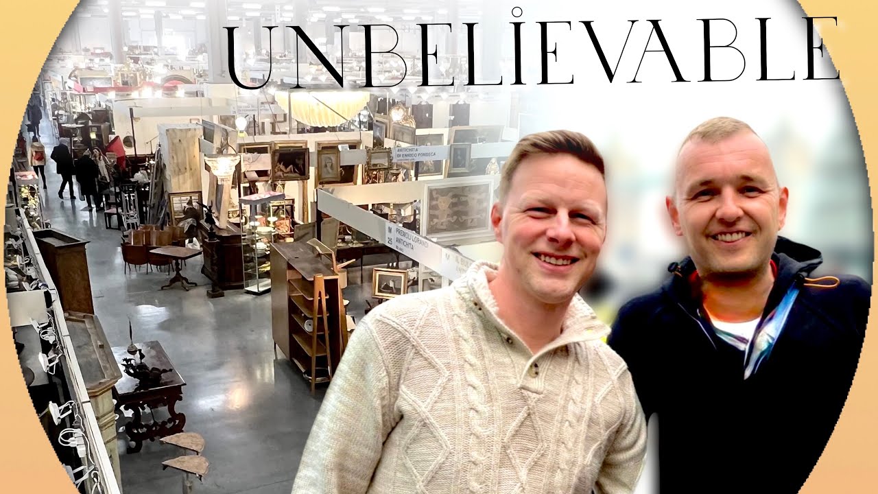 YOU WILL NOT BELIEVE What We FOUND ~ WE VISITED The LARGEST Antique Fair In Europe! 