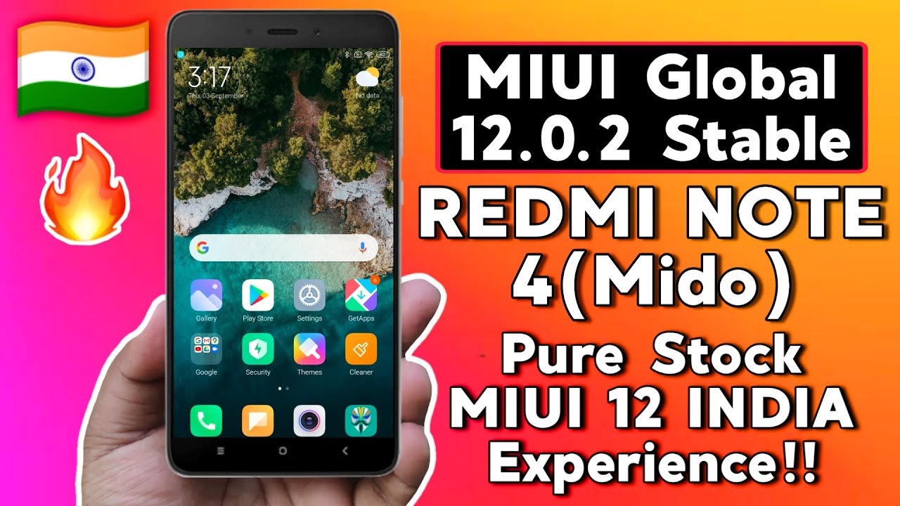 MIUI Global 12.0.2 Stable for REDMI NOTE 4(Mido) A Pure Stock MIUI 12 INDIA Experience!!