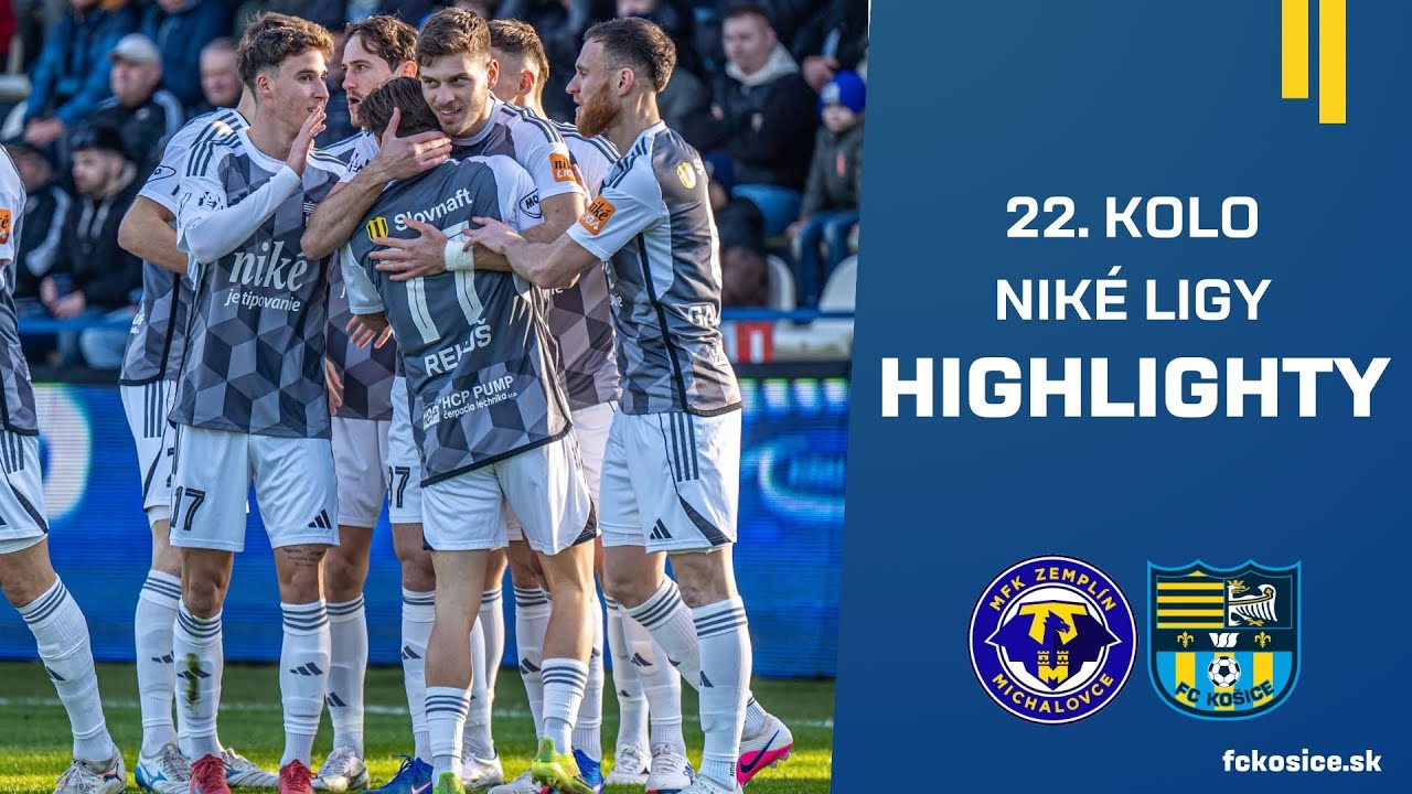MFK Zemplín Michalovce - FC Košice 0:2 22. kolo Niké liga