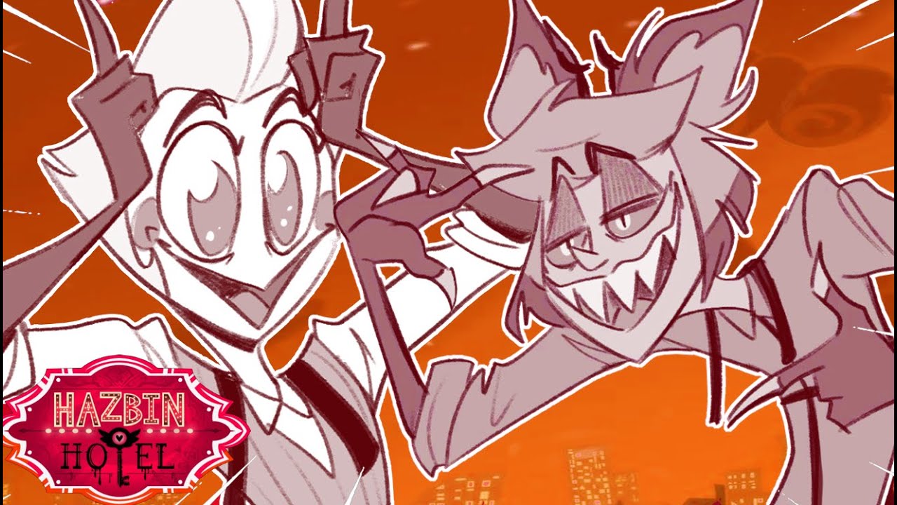 Люцифер дразнит Аластора (Hazbin Hotel Comic Dubs) FT @TKTailsVR