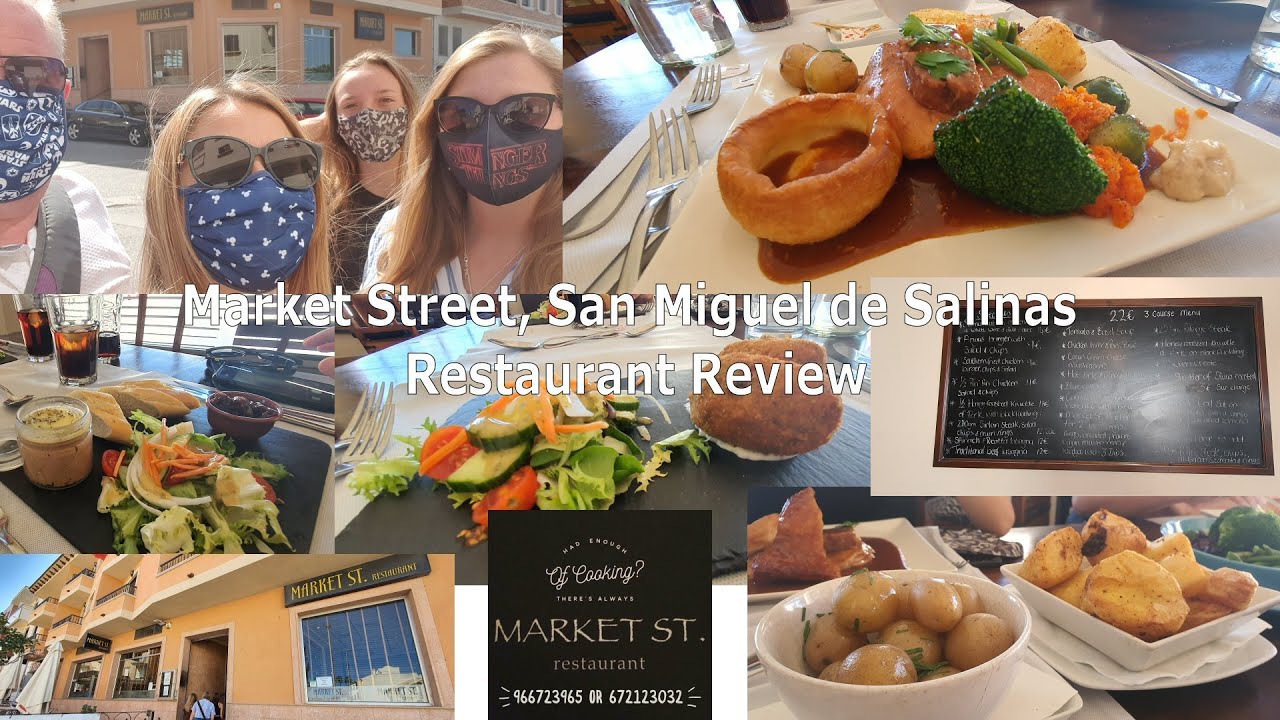 Market Street Restaurant Review | San Miguel de Salinas | British Sunday Lunch in Spain | market st.