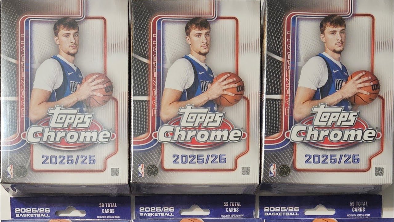 TBB CREW ELITE PLUS GOLD - 2025-26 TOPPS FLAGSHIP + CHROME 🏀 PYT + RANDOM TEAM HANGER BOX BREAK