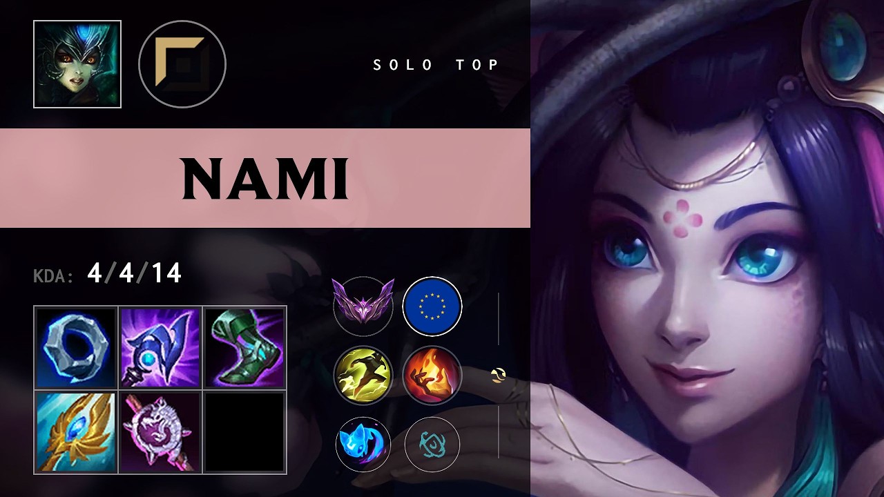 Nami Top vs Naafiri - EUNE Master Patch 26.13
