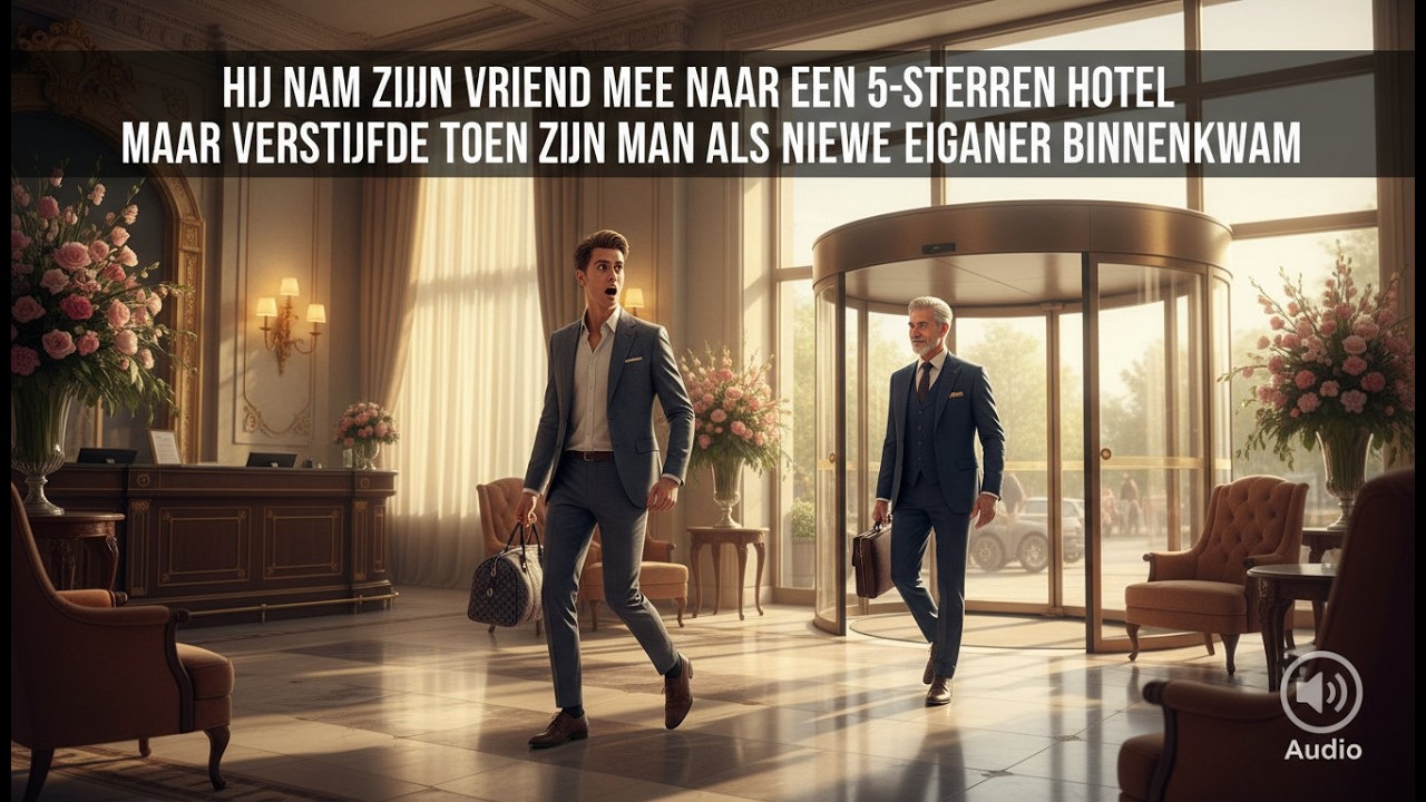 Hij nam zijn vriend mee naar een 5-sterrenhotel — maar bevroor toen zijn man binnenliep als de..