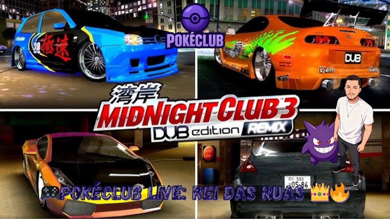 🎮🚗 PokéClub Live: Midnight Club 3 – Rei das Ruas 👑🔥