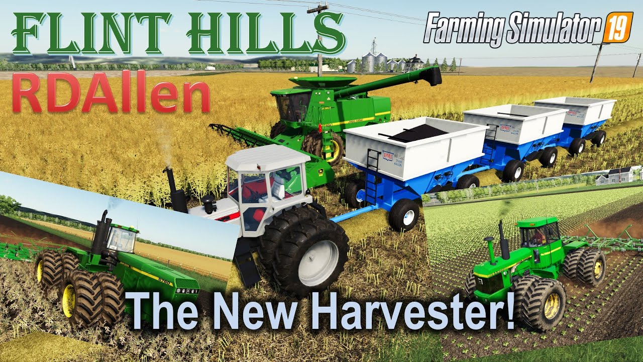Новые комбайны! | E1 Flint Hills | Farming Simulator 19
