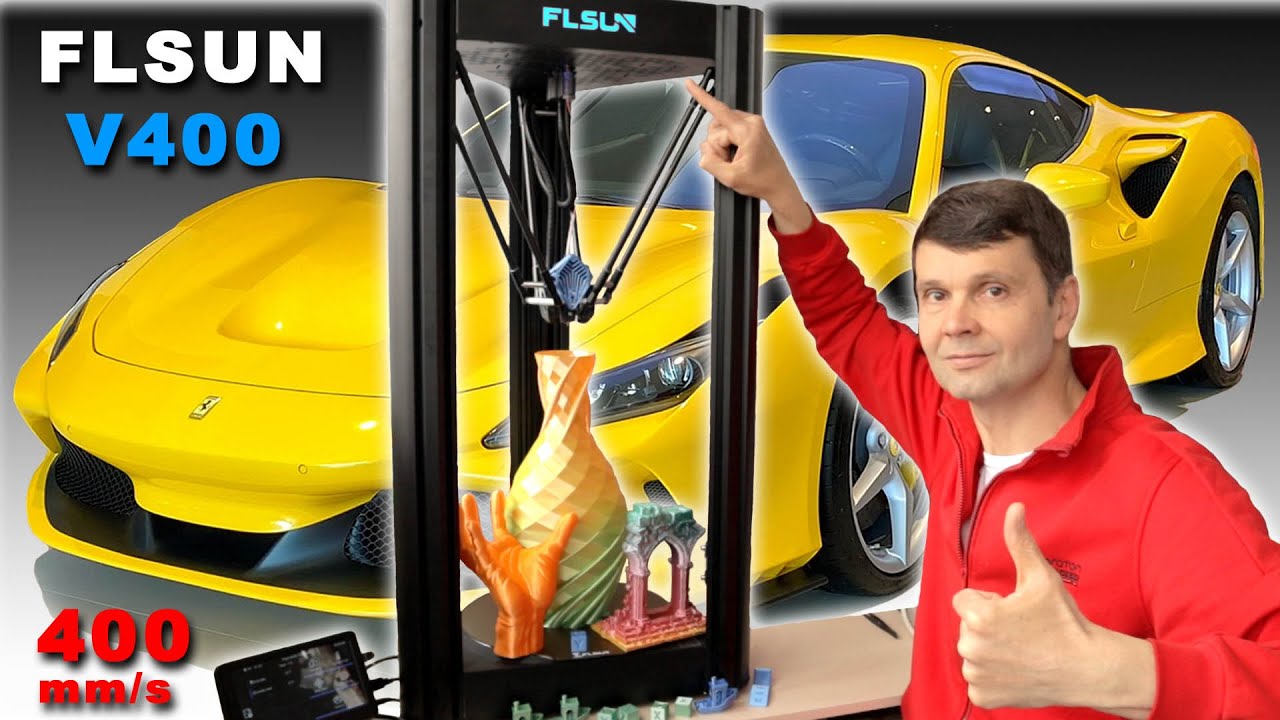 🔥 3D принтер FLSUN V400 Революционная скорость и качество печати я просто в шоке!  Игорь Белецкий