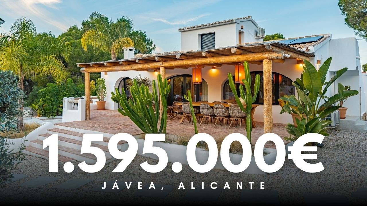 IBIZA STYLE villa for sale in JAVEA