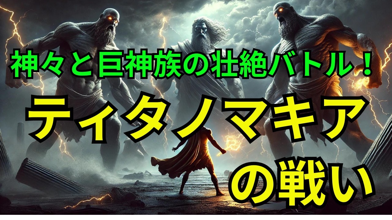 【ティタノマキアの戦い】最高神ゼウスとティターン族の壮絶な戦い：全宇宙を賭けた最終エピソード【ギリシャ神話】