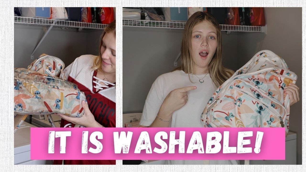 WHAT'S ON MY BACKPACK?! CLEAN WITH ME - JuJuBe Backpack