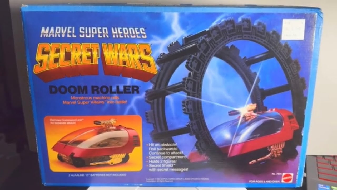 Doom Roller Marvel Secret Wars Vintage Action Vehicle by Mattel Spotlight