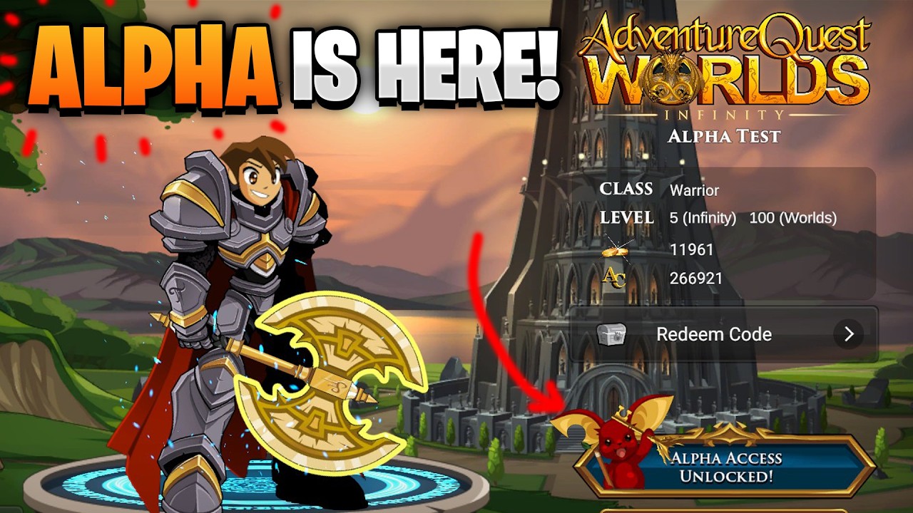 AQW Infinity Alpha is HERE!