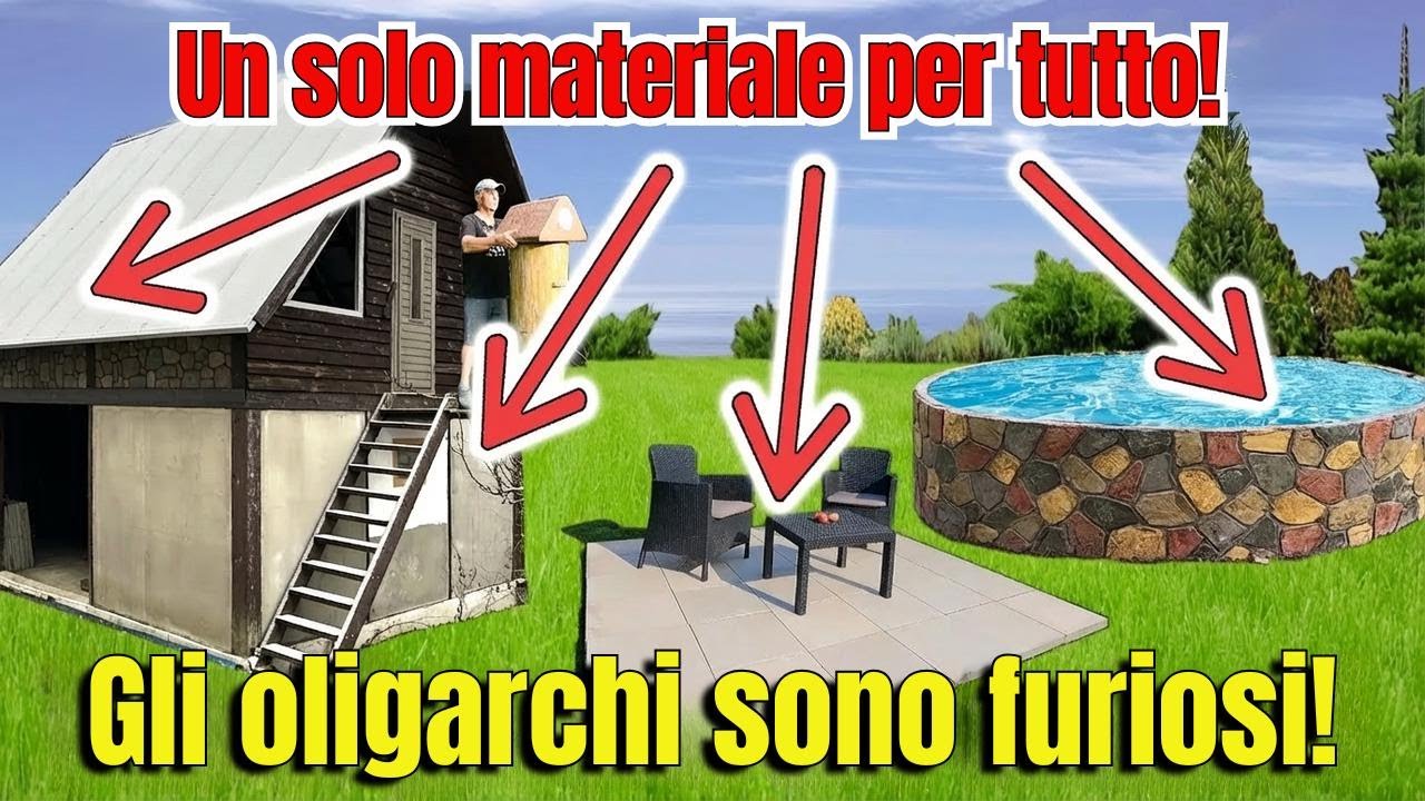 Materiale da costruzione super economico per casa e giardino: facile da realizzare!