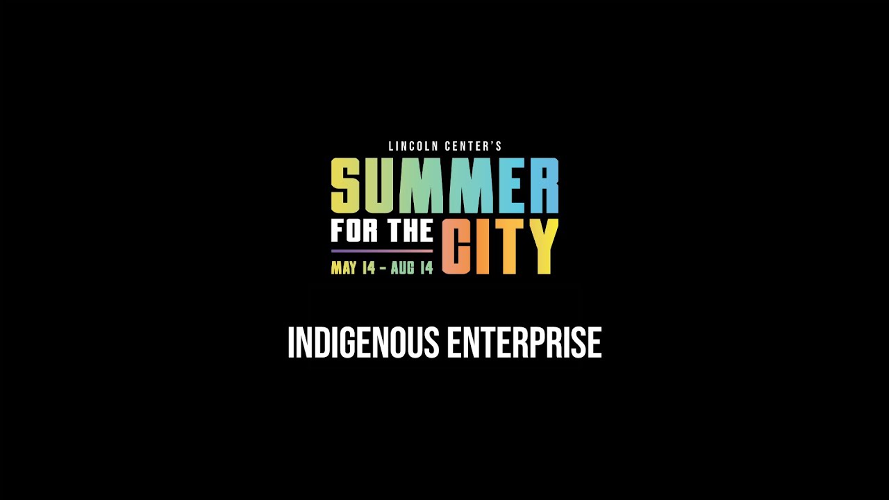 Indigenous Enterprise - Native American dance troupe LIVE at Lincoln Center's 
