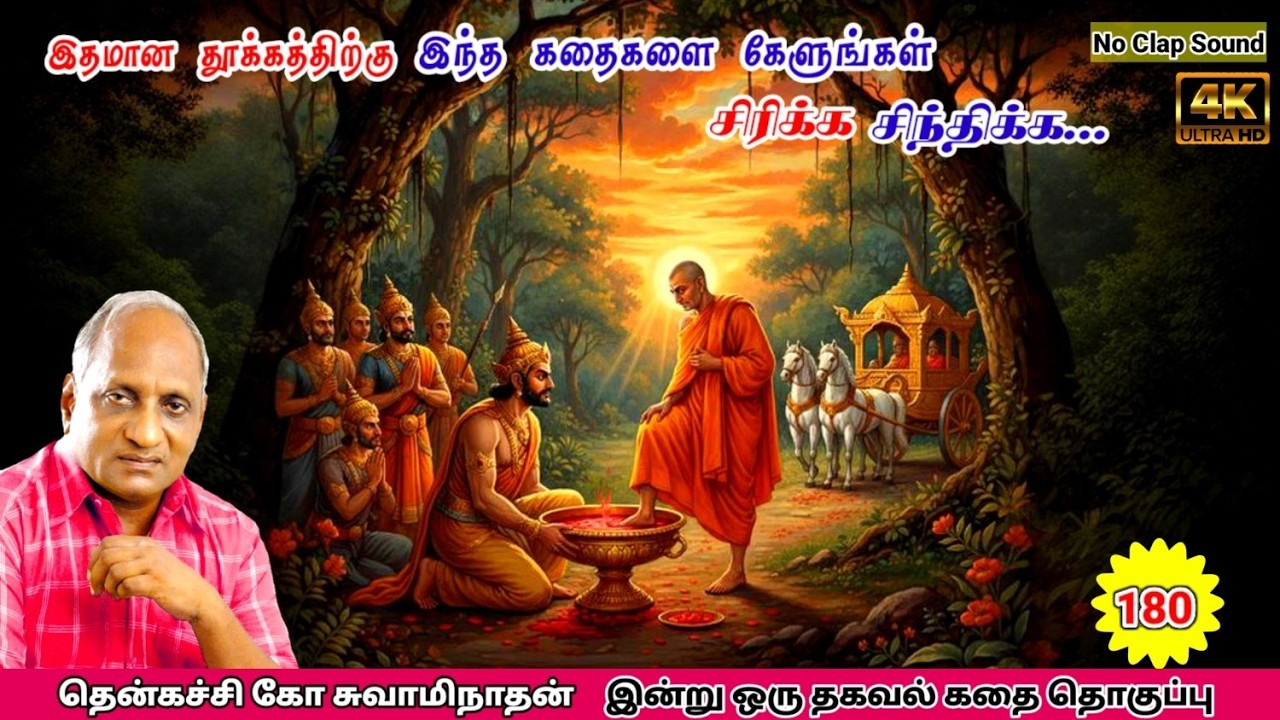மன அழுத்தம் நீங்கி கவலைகள் மறந்து தூங்க Thenkachi Ko Swaminathan கதைகள் 180 உண்மையான மகிழ்ச்சி