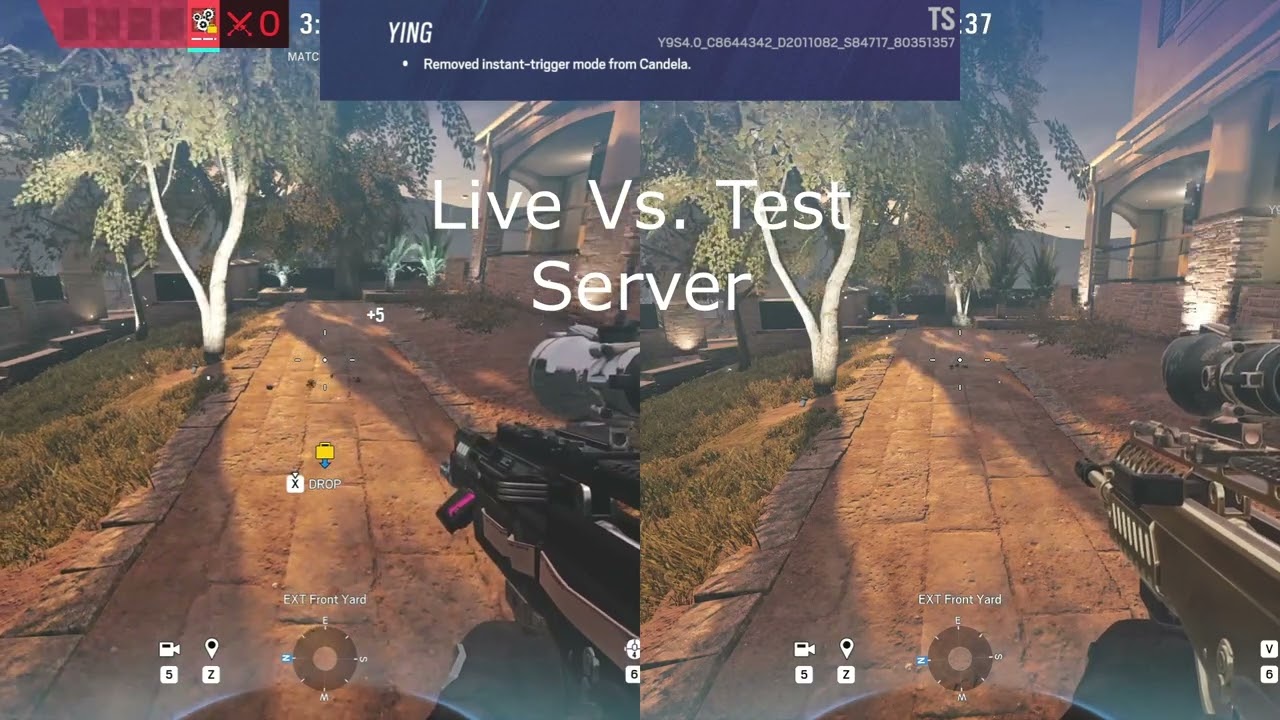 Y9S4 Test Server Vs. Live Server - Change Comparison | Rainbow Six Siege