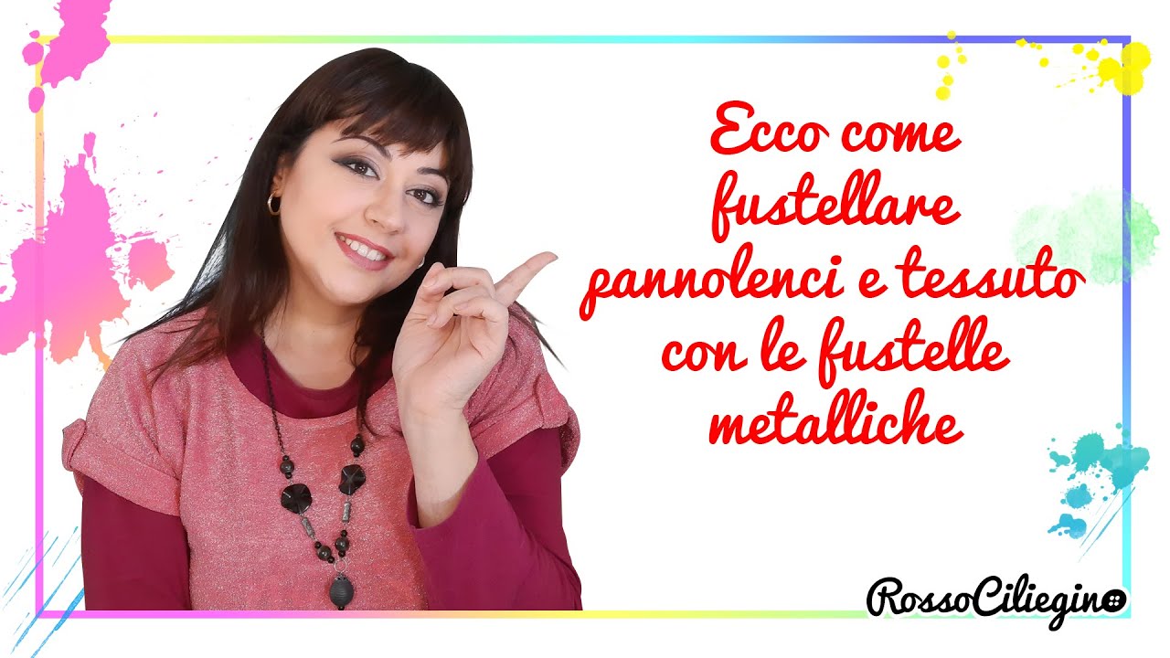 Come fustellare pannolenci e tessuto con le fustelle metalliche #sizzix  #bigshot #craft #handmade