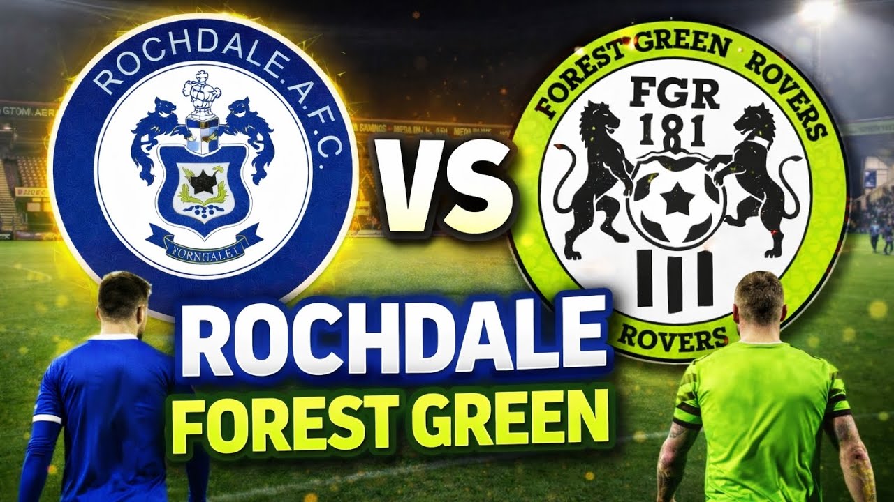 The Race for the EFL is HEATING UP! | Rochdale v Forest Green