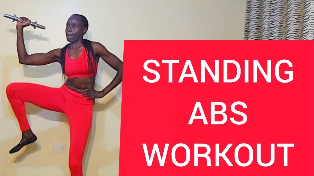 10 MINS STANDING ABS WORKOUT  WITH LIGHT WEIGHTS #absworkout #homeworkout