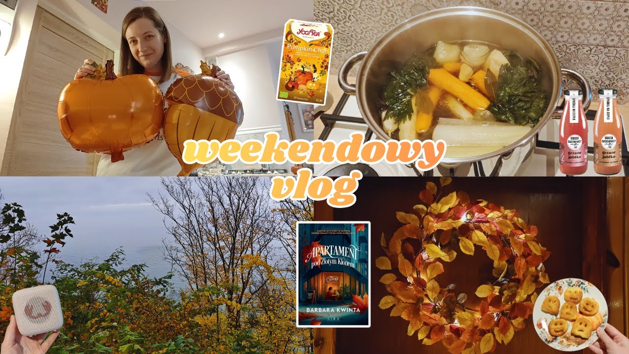 Jesienna impreza 💗 TBR na listopad 📚 Rytuały 1 listopada🍁Brooklyn 99 🎬Apartament pod Złotym Klonem🧡