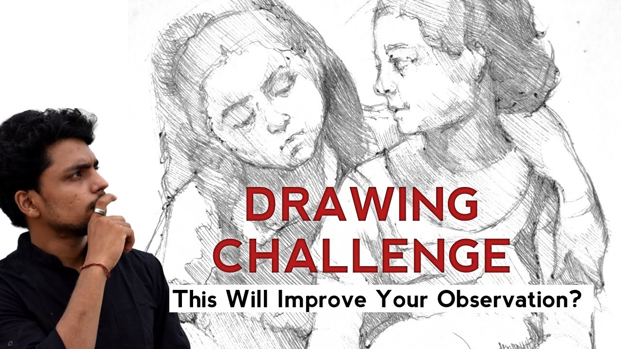 DRAWING CHALLENGE | Professional Drawing Lessons in Hindi