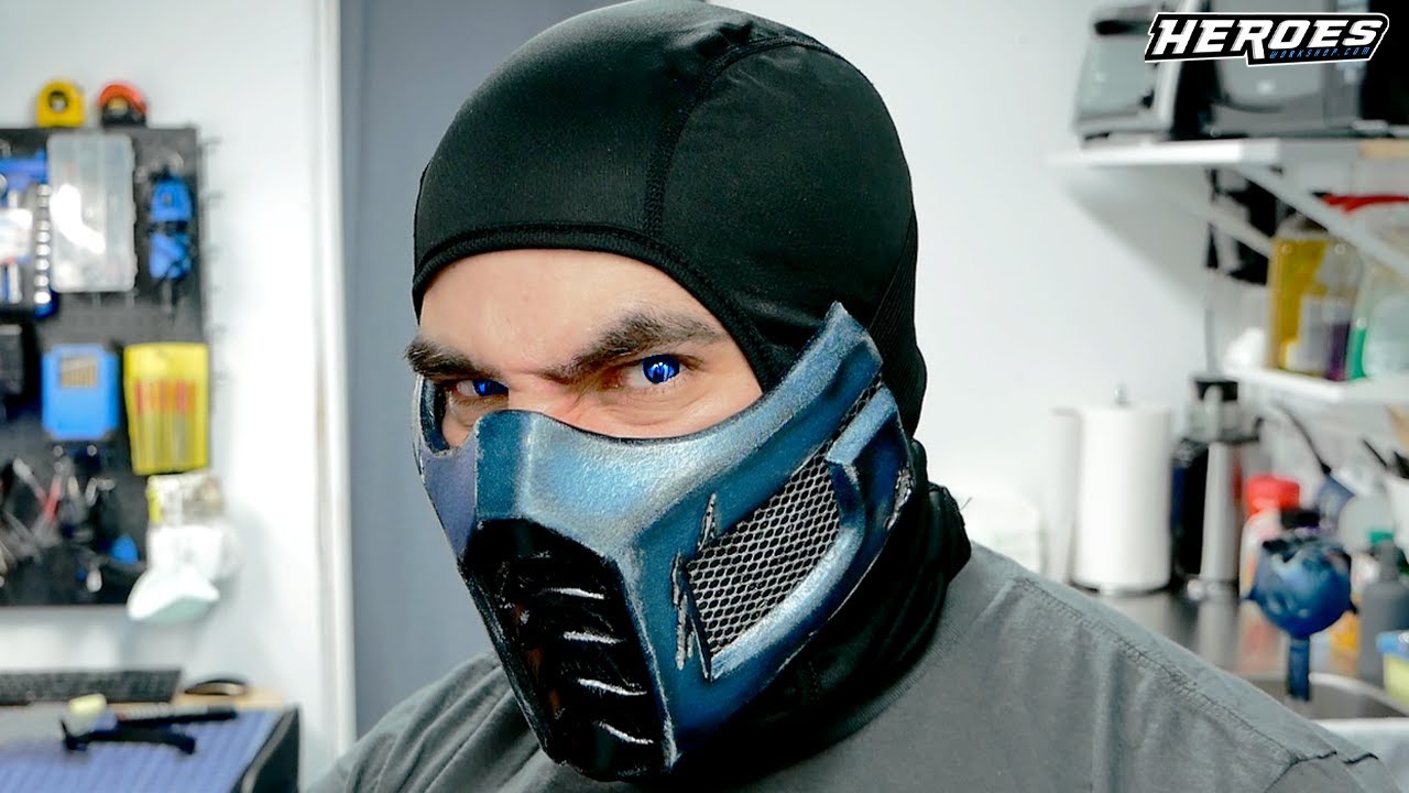 Маска Sub-Zero своими руками — EVA Foam — Mortal Kombat