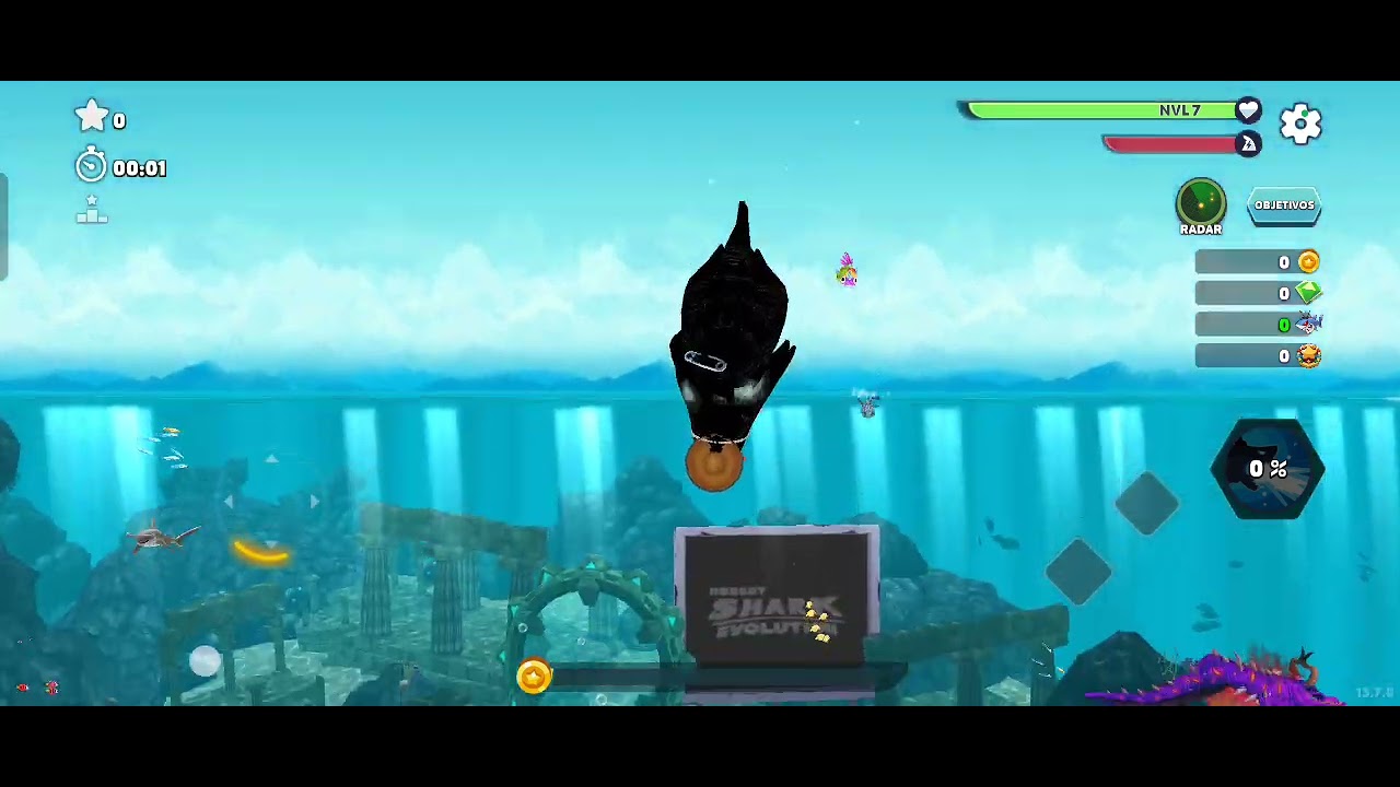Glitch de hungry shark evolution para portales del titanic infinitos sin tener que esperar,o ticket