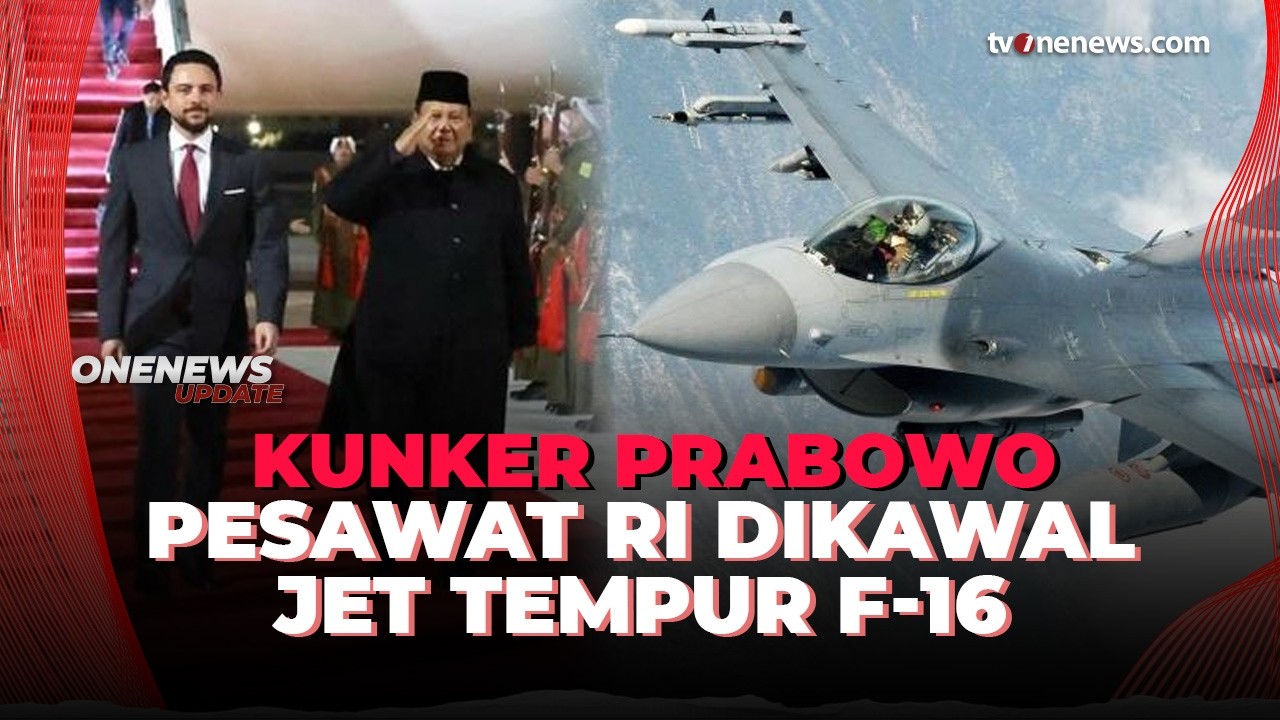 Prabowo Tiba di Yordania Disambut Putra Mahkota | OneNews Update