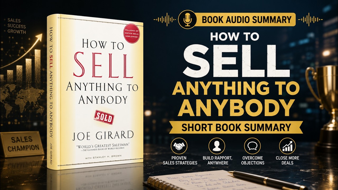 How to Sell Anything to Anybody Audiobook Summary | Joe Girard's Proven Sales Secrets