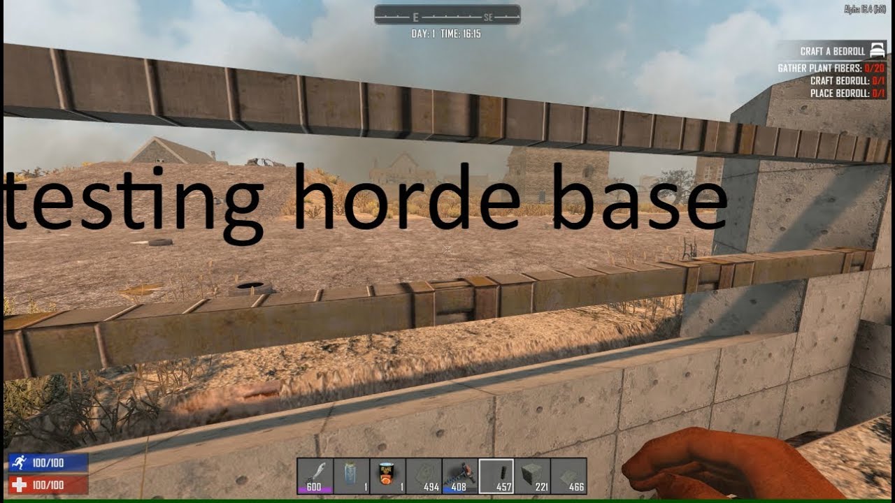 Testing horde base | 7dtd | Eps 42