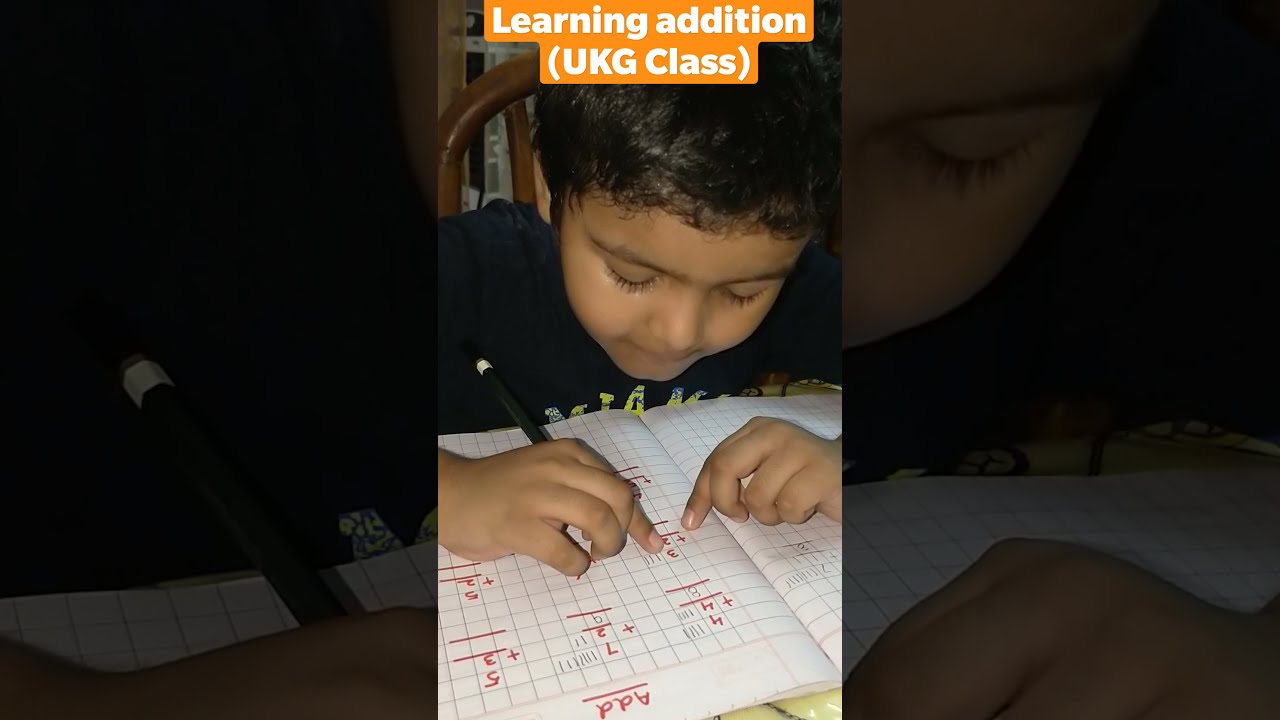 UKG Kid Learning ADDITION 😍
