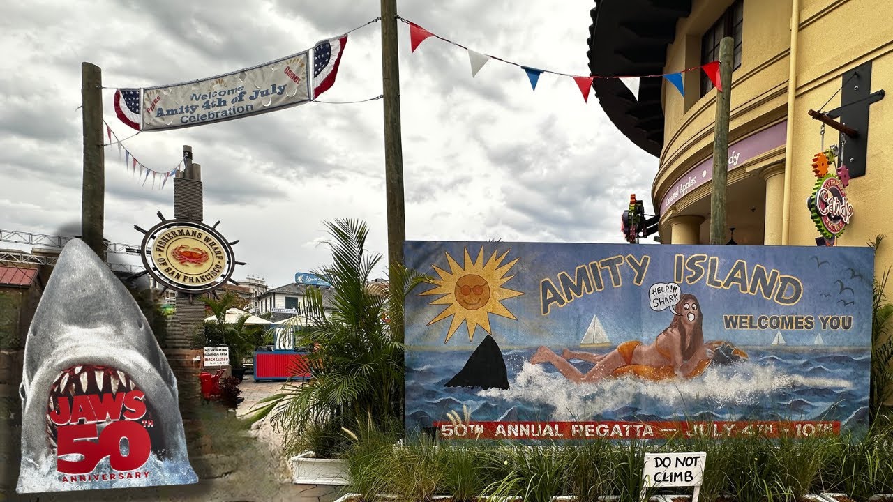 Visitng Universal Orlando! JAWS 50th Anniversary, NEW store open on Citywalk, NEW Butterbeer treat!