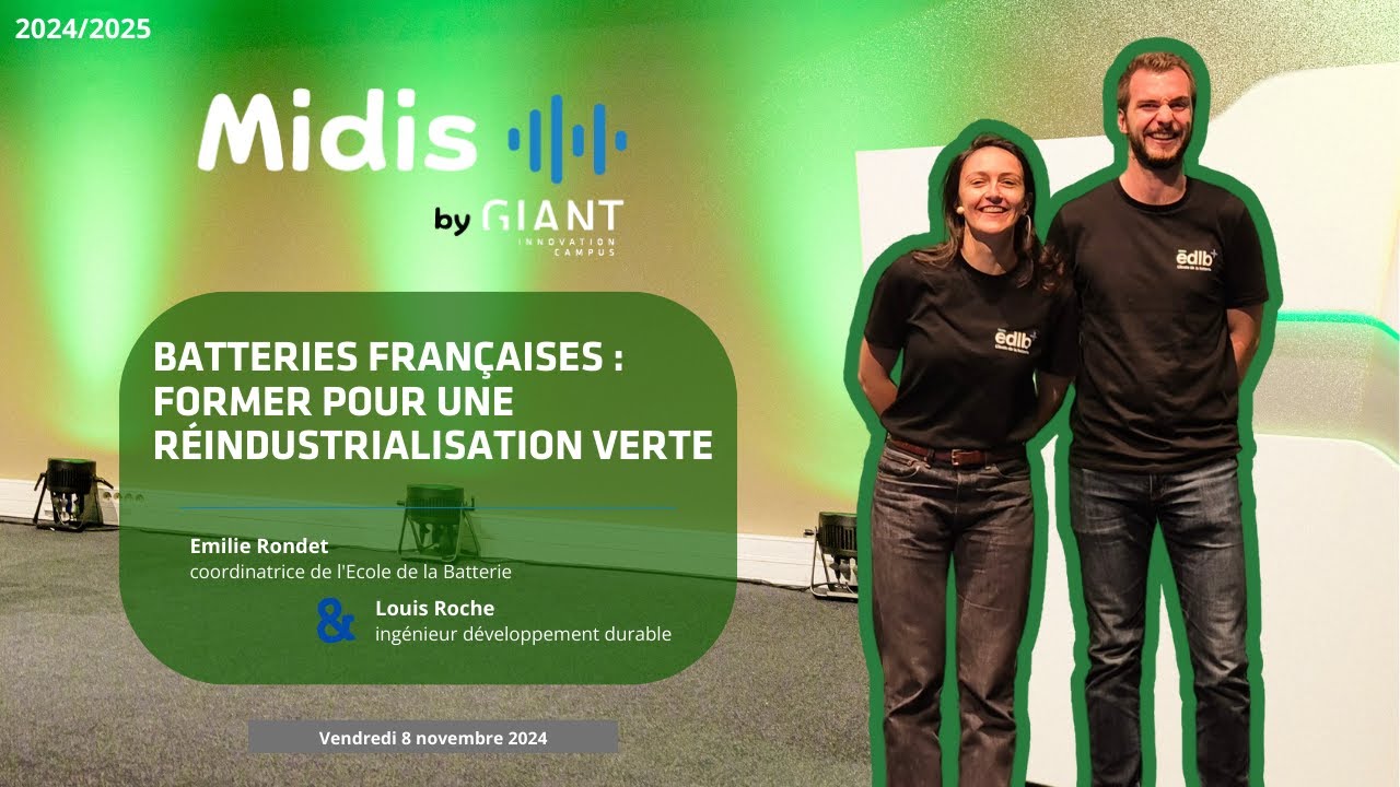 Batteries françaises : former pour une réindustrialisation verte - E. Rondet et L. Roche