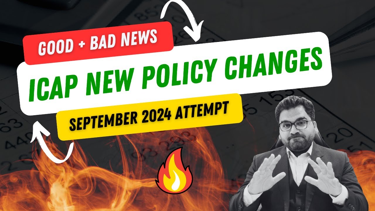 ICAP New Policy Changes | Attention CA Students 🔥🔥