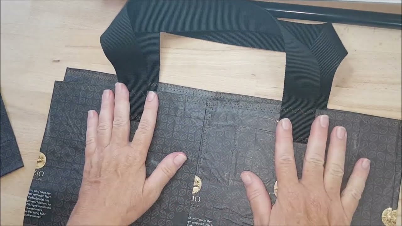 Upcycling - Eine Tasche aus Kaffeetüten nähen - Teil 3