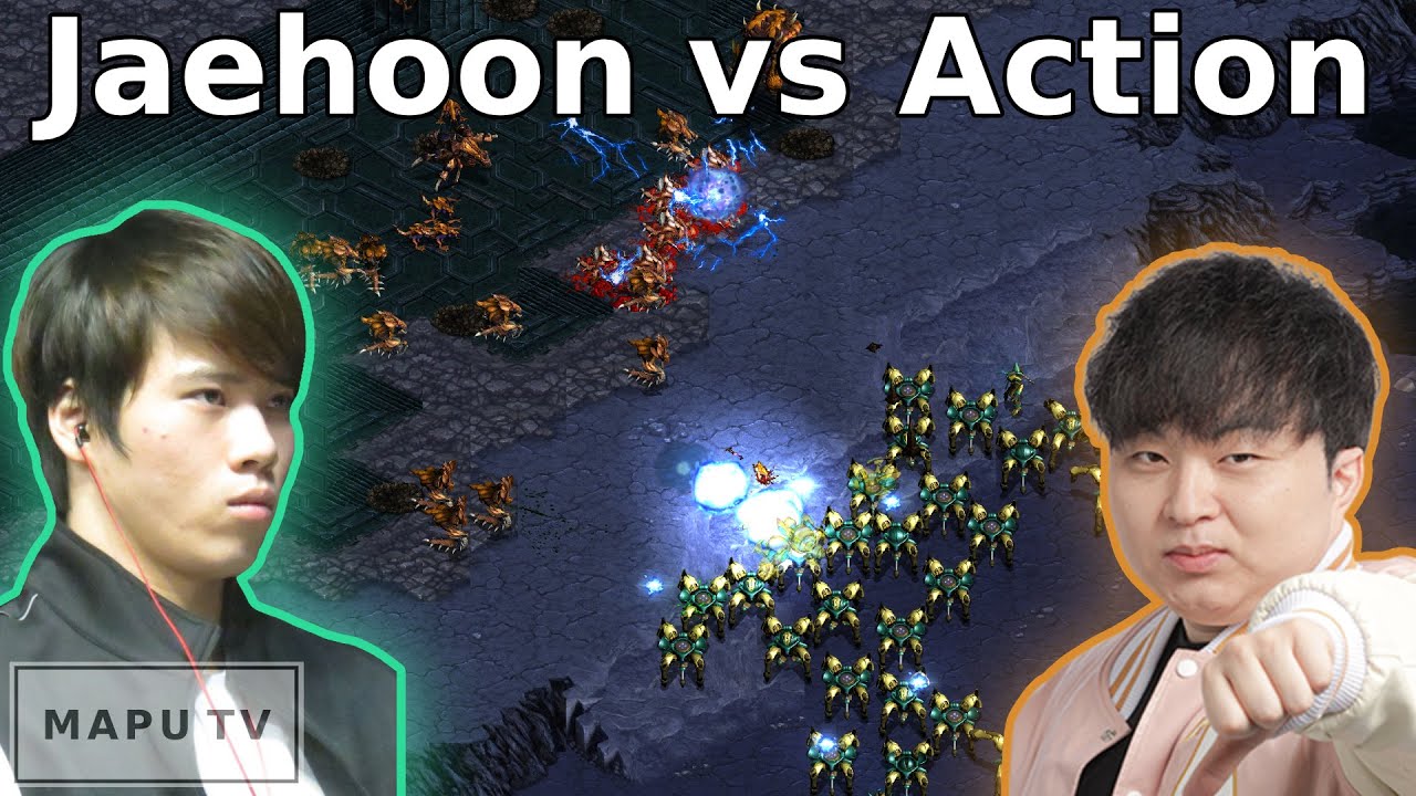 Lurker Contain! Jaehoon vs Action (StarCraft BW)