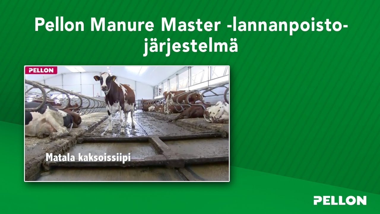 MANURE MASTER lannanpoisto avokourupihattoon