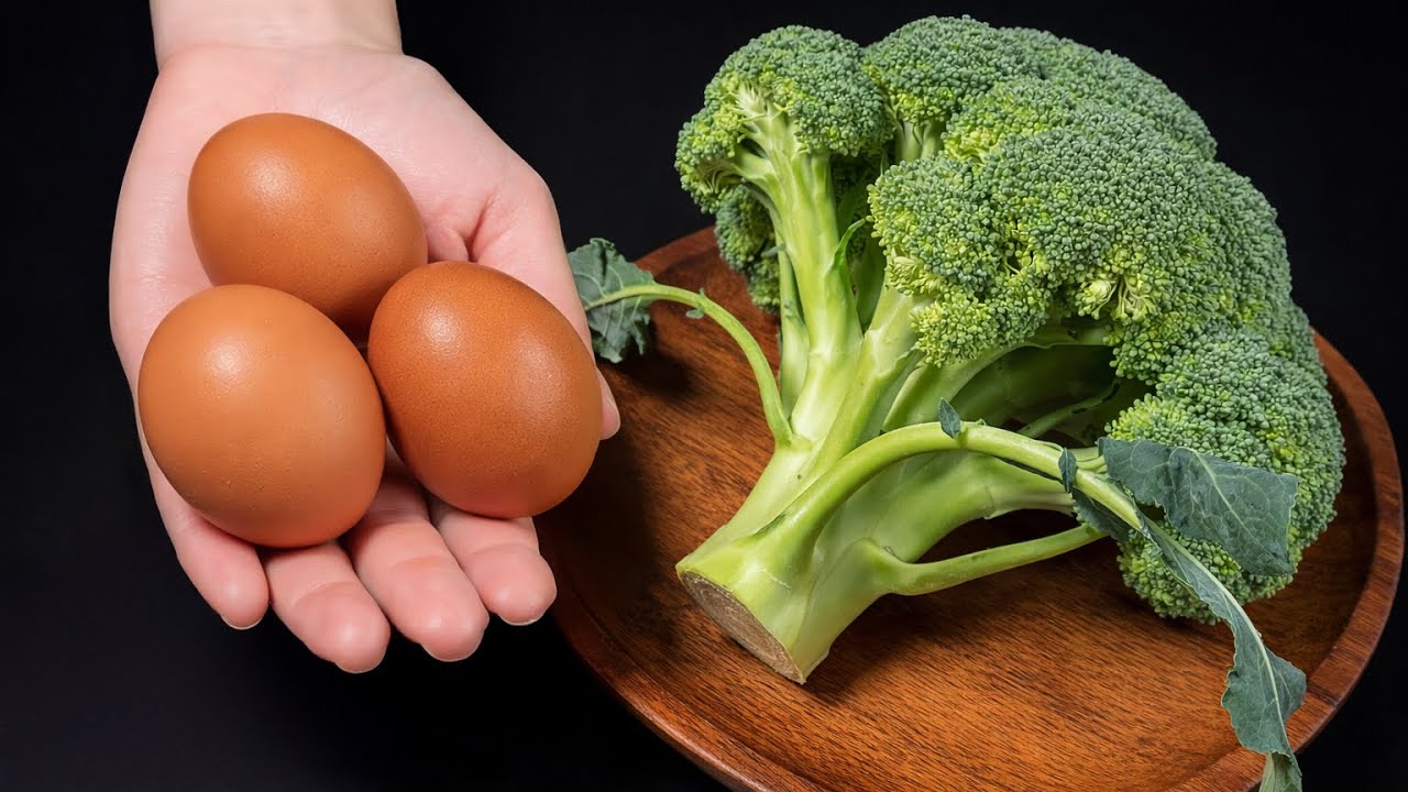 Just add eggs to the broccoli! A simple broccoli recipe that I make almost every day!