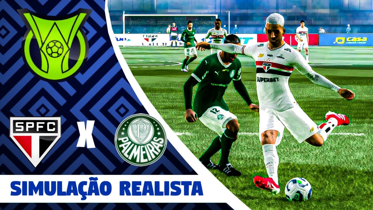São Paulo x Palmeiras (05/10/2025) Brasileirão 2025 - SIMULAÇÃO REALISTA - ONFIRE 5.1