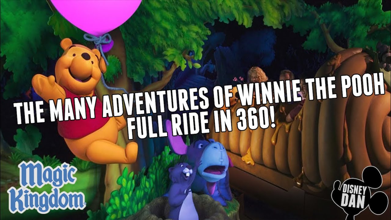 The Many Adventures Of Winnie The Pooh Full Ride POV In 360! Magic Kingdom Disney World